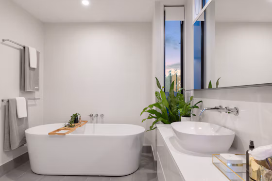 Elegant modern bathroom tap